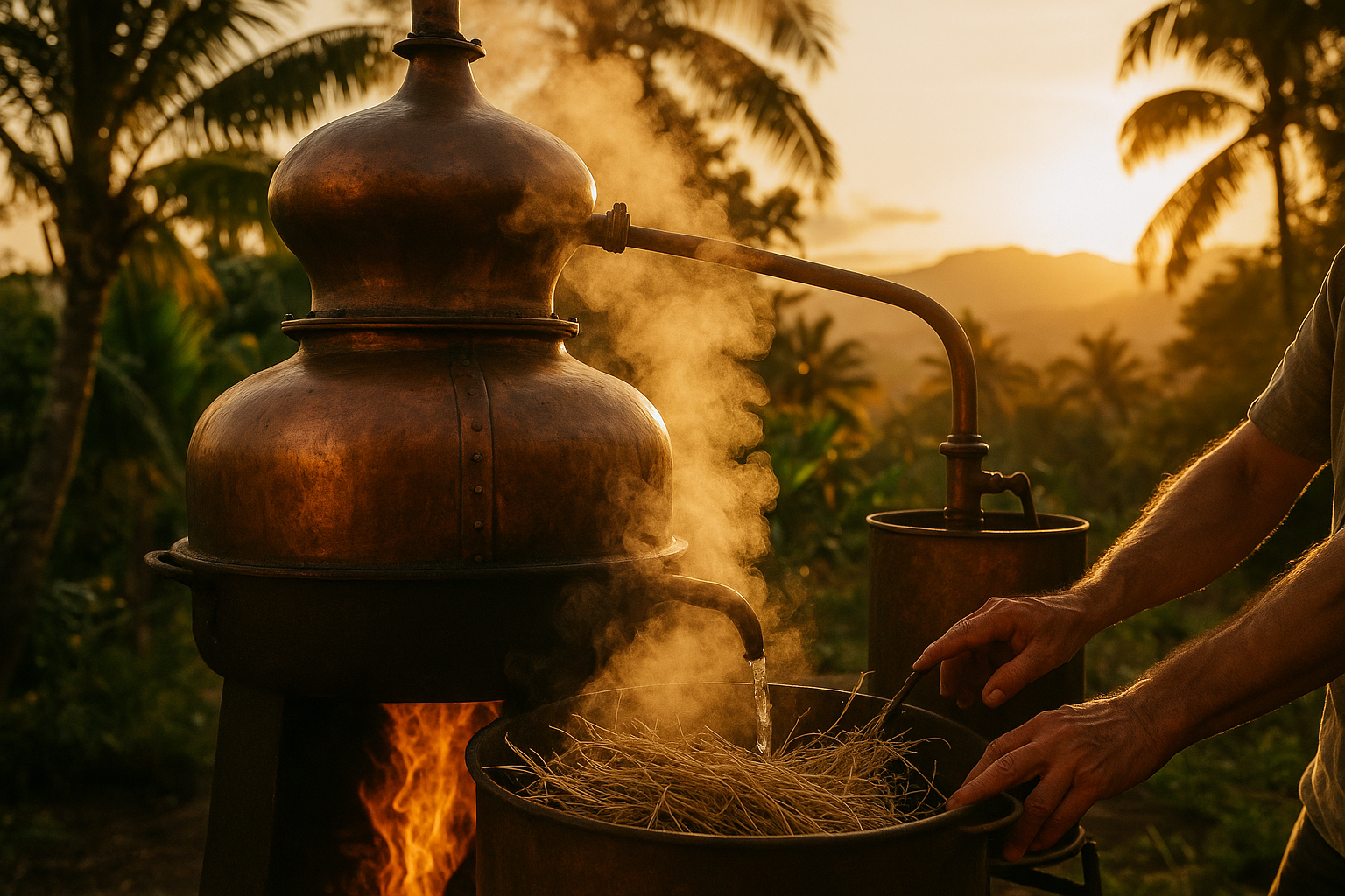 Vétiver Rare - Distillation traditionnelle